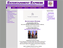 Tablet Screenshot of entertainmentexpress.us